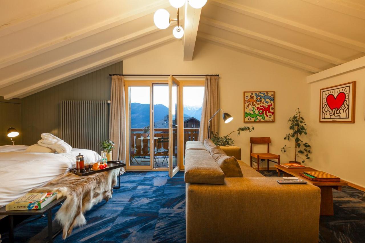 Shed Hotel Verbier Dış mekan fotoğraf