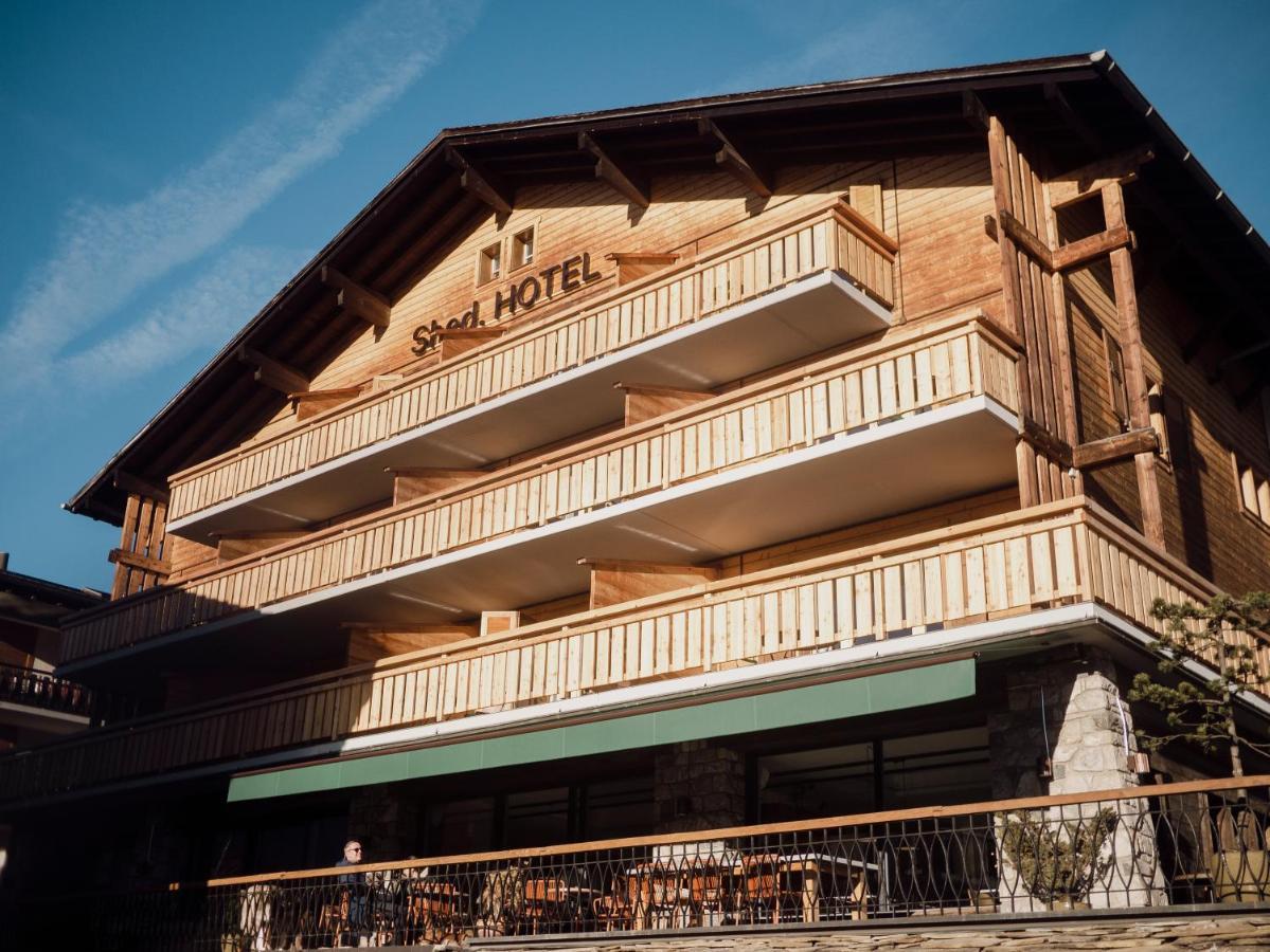Shed Hotel Verbier Dış mekan fotoğraf